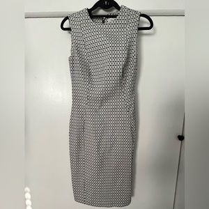 Black and white Calvin Klein dress